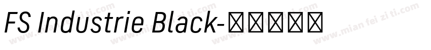 FS Industrie Black字体转换